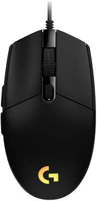 Мышь игровая Logitech G102 LIGHTSYNC Black |910-005808| черная, оптическая, 200-8000dpi, 2.1м USB 2.0, 6 программируемых кнопок, RGB подсветка, под обе руки