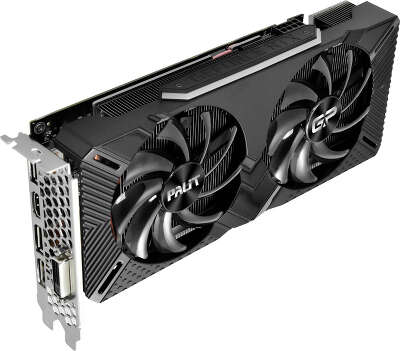 Видеокарта Palit nVidia GeForce RTX 2070 Dual 8Gb GDDR6 PCI-E DVI, HDMI, 3DP