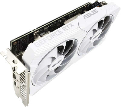 Видеокарта ASUS NVIDIA nVidia GeForce RTX 3060 DUAL-RTX3060-O8G-WHITE 8Gb DDR6 PCI-E HDMI, 3DP