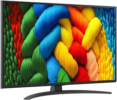 Телевизор LED LG 43" 43NANO81A6A.ARUG черный 4K Ultra HD 60Hz DVB-T DVB-T2 DVB-C DVB-S DVB-S2 USB WiFi Smart TV