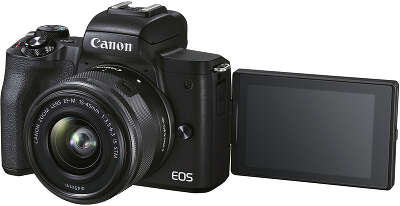 Цифровая фотокамера Canon EOS-M50 Mark II Black Kit (EF-M 15-45 мм f/3.5-6.3 IS STM)