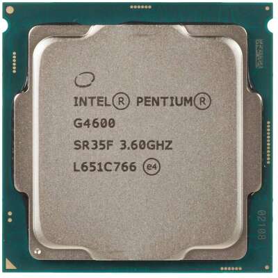 Центральный Процессор Intel G4600 Pentium S1151 3.6GHz, 3Mb, HD Graphics630 OEM {21}