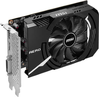 Видеокарта MSI NVIDIA nVidia GeForce GTX 1630 GTX 1630 AERO ITX 4G OC 4Gb DDR6 PCI-E DVI, HDMI, DP