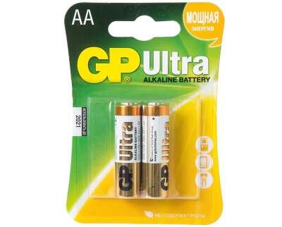 Батарея GP Ultra Alkaline 15AU LR6 AA (2шт)