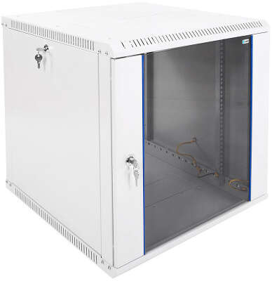 Шкаф коммутационный ЦМО ШРН-ЭКОНОМ (ШРН-Э-12.650) настенный 12U 600x650мм пер.дв.стекл 65кг серый 600мм 23.9кг 180град. 608мм