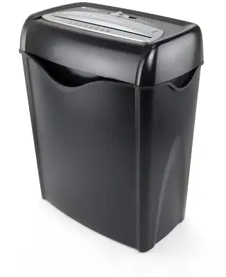 Уничтожитель документов ГЕЛЕОС УД15-2, DIN P-2 (2 ур-нь секр.), фрагмент 5,9 мм, 13 листов (70г/м2), пл. карты/скобы, 15 литров