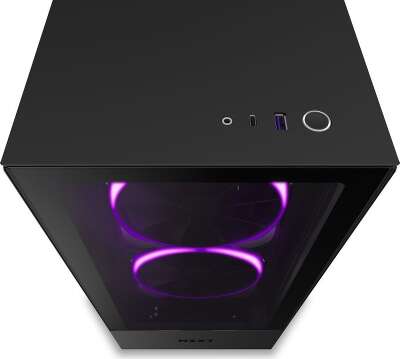 Корпус NZXT H510 Elite Black, черный, ATX, Без БП (CA-H510E-B1)