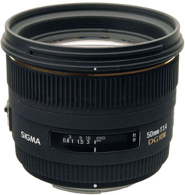 Объектив Sigma AF 50 мм f/1.4 EX DG HSM для Canon