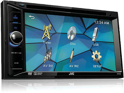 Автомагнитола CD DVD JVC KW-V12