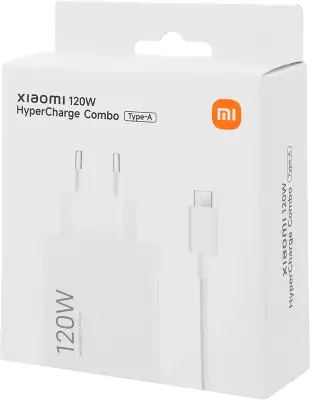 Зарядное устройство Xiaomi 120W HyperCharge Combo (Type-A) EU (BHR9462EU)