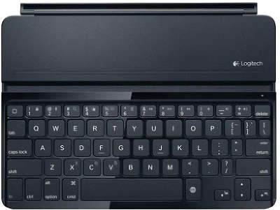 Клавиатура Logitech Wireless UltraThin Magnetic clip-on Keyboard Cover for iPad Air 2 Space Grey [920-006532]