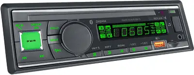 Автомагнитола Digma MCP-518 1DIN 4x50Вт 4