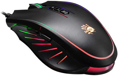 Мышь A4Tech Bloody Q81 Curve черный оптическая 3200dpi USB 7but (Q81)