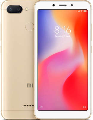 Смартфон Xiaomi Redmi 6 64Gb, Gold