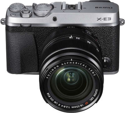 Цифровая фотокамера Fujifilm X-E3 Silver kit (XF18-55 мм f/2.8-4 R LM OIS)