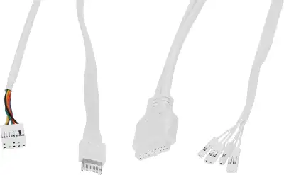 Корпус PcCooler C3 T500 WH белый без БП ATX 9x120mm 5x140mm 2xUSB3.0 audio bott PSU