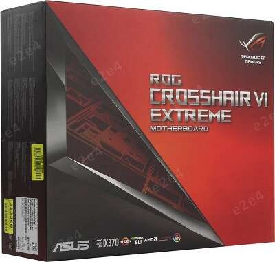 Материнская плата EATX LGAAM4 ASUS ROG CROSSHAIR VI EXTREME