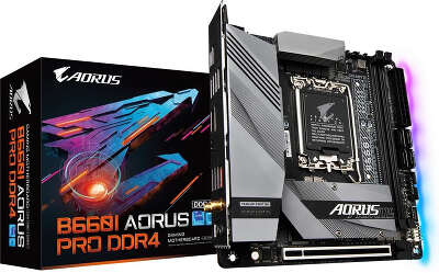 Материнская плата ATX LGA1700 GIGABYTE B660I AORUS PRO DDR4