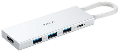 Концентратор Xiaomi USB-C to 3xUSB 3.0,USB-C, HDMI (BHR8804GL)
