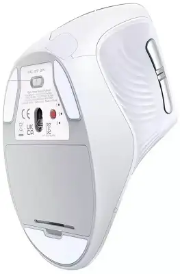 Беспроводная мышь вертикальная UGREEN MU008 (25759) Wireless Vertical Mouse 2.4 GHz&BT. белый