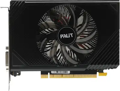 Видеокарта Palit PCI-E 4.0 PA-RTX3050 STORMX NVIDIA GeForce RTX 3050 8Gb 128bit GDDR6 1042/14000 DVIx1 HDMIx1 DPx1 HDCP Ret