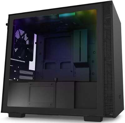 Корпус NZXT H210i, черный, mini-ITX, Без БП (CA-H210i-B1)