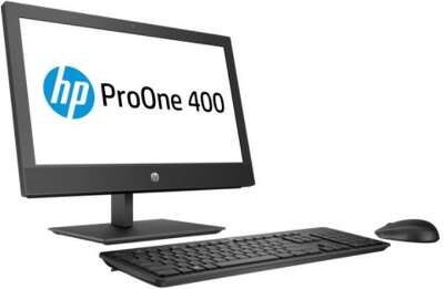 Моноблок HP ProOne 400 G4 AIO 20" HD+ G4900/4/500/Multi/WF/BT/Cam/Kb+Mouse/W10Pro,черный (5BL89ES)