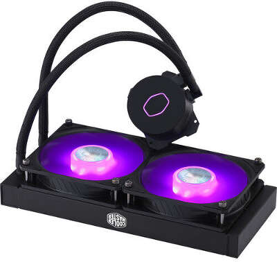 Жидкостное охлаждение Cooler Master MasterLiquid ML240L V2 RGB, 200 Вт, 2x120мм, RGB LED