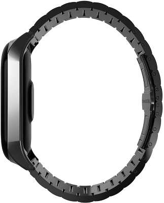 Металлический ремешок для Xiaomi MI band 3 Metal Steel Band, Black