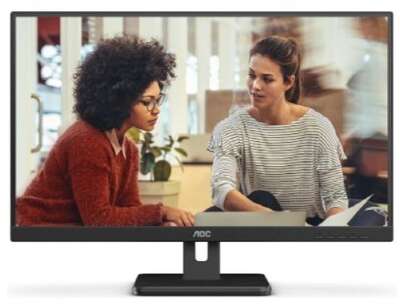 LCD AOC 27" Q27E3UMF черный {VA 2560x1440 75Hz 4ms 16:9  300cd 178/178 HDMI DisplayPort M/M HAS Pivot USB}