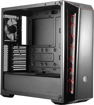 Корпус COOLERMASTER MB520, черный/красный, ATX, Без БП (MCB-B520-KANN-S00)