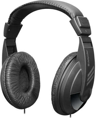 Наушники накладные DEFENDER Gryphon HN-751 black (проводные, кабель 2м, mini-Jack 3.5mm) (63751)