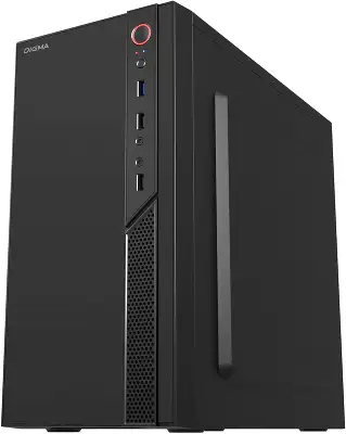 Корпус Digma DCC-MN306 черный без БП mATX 1x80mm 1x92mm 2x120mm 2xUSB2.0 1xUSB3.0 audio