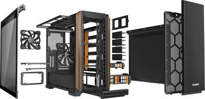 Корпус be quiet! SILENT BASE 601 WINDOW ORANGE, черный/оранжевый, EATX, Без БП (BGW25)