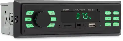 Автомагнитола Digma MCP-225G 1DIN 2x45Вт v5.0 AUX 2