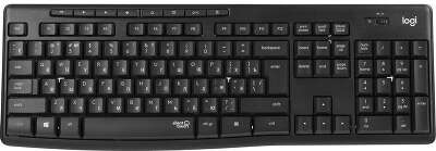 Комплект клавиатура+мышь беспроводной LOGITECH MK295 черный (USB, 1000dpi) (920-009807)