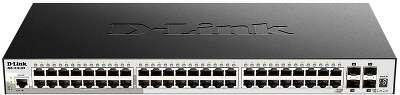 D-Link DGS-1510-52X/A2A Настраиваемый L2+ стекируемый коммутатор с 48 портами 10/100/1000Base-T и 4 портами 10GBase-X
