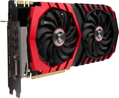 Видеокарта PCI-E NVIDIA GeForce GTX1080 GAMING 8096MB DDR5X MSI [GTX1080GAMINGX8G]