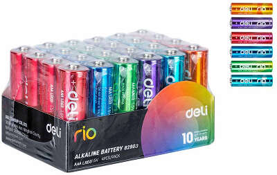 Батарея Deli Rio AAA (4шт) спайка