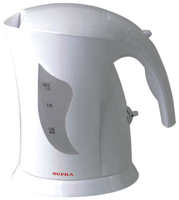 Чайник Supra KES-1201 белый (корпус: пластик)