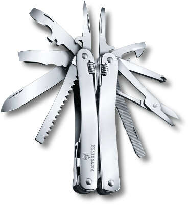Мультитул Victorinox SwissTool Spirit X (3.0224.LB1) 105мм 26функц. серебристый блистер