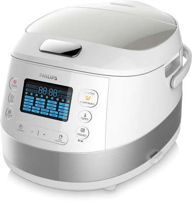 Мультиварка Philips HD4734/03 белый/серебристый
