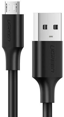 Кабель UGREEN US289 (60138) USB 2.0 A to Micro USB Cable Nickel Plating. Длина: 2м. Цвет: черный