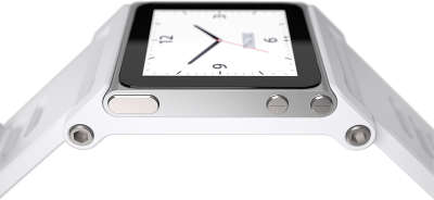 Чехол-браслет LunaTik TikTok Multi-Touch Watch Band для iPod nano 6G, белый [TTWHT-006]