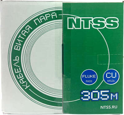 Кабель информационный NTSS NTSS-IN-UTP4-5Е-LSZH-OR кат.5E UTP 4 пары 24AWG LSZH внутренний 305м оранжевый