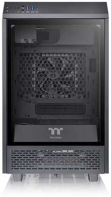 Корпус Thermaltake The Tower 100 CA-1R3-00S1WN-00 /Black/Win/SPCC/Tempered Glass*3 (525756)