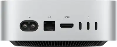 ПК Apple Mac mini A3238 M4 10 core (4.41) 16Gb SSD512Gb 10 core GPU macOS GbitEth WiFi BT серебристый (MU9E3HN/A)
