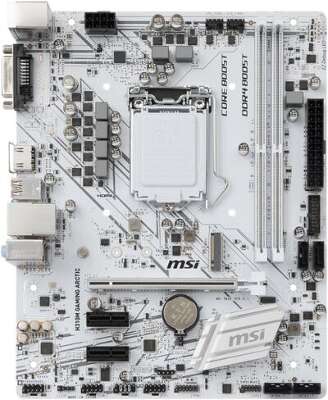 Материнская плата microATX LGA1151 MSI H310M GAMING ARCTIC