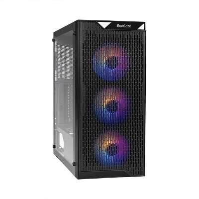 Корпус ExeGate EVO-5001, черный, ATX, Без БП (EX289018RUS)