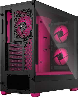Корпус Fractal Design Pop Air RGB Magenta, черный/розовый, ATX (FD-C-POR1A-03)
